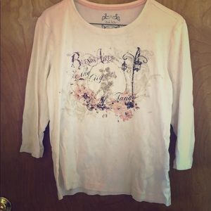 Medium sleeved cotton shirt